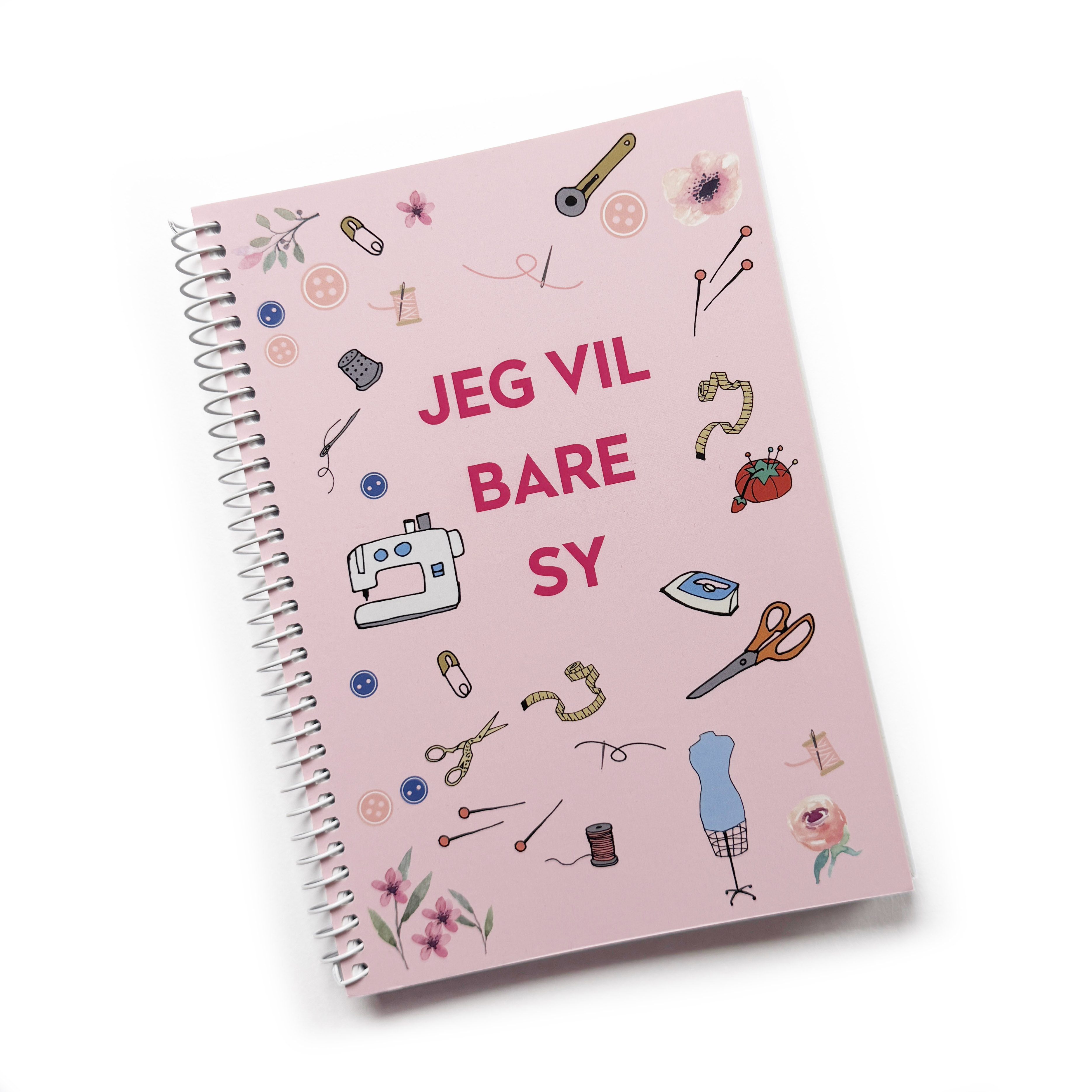 Notatbok, A5: Jeg vil bare sy