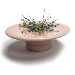 Magnetisk nåleskål i keramikk - LYS ROSA