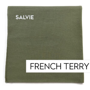 GOTS french terry - SALVIEGRØNN / pris per 0,5 m