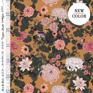 Mummolan syksy, toffee - økologisk bomullsjersey / per 0,5 m