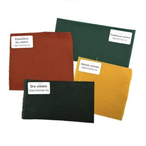 Oilskin stoffprøver