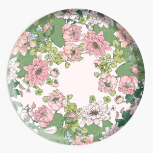 Vellamon puutarha, stort rundt fat