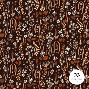 Samla brun - GOTS bomullsjersey / per 0,5 m