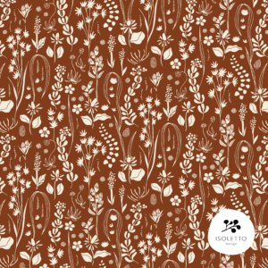 Samla rust - GOTS bomullsjersey / per 0,5 m