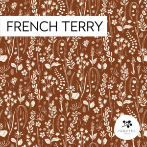 Samla rust - GOTS french terry / 0,5 m