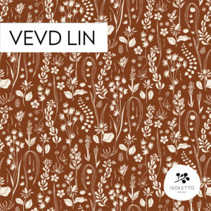 Vevd lin: Samla rust / per 0,5 m