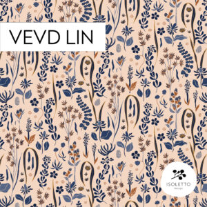 Vevd lin: Samla beige / per 0,5 m